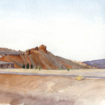 The Peninsula from the East Side of Petroglyph Point, Lava Beds National Monument  